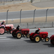We saw tractors four-wide heading into the hairpin during the second race!